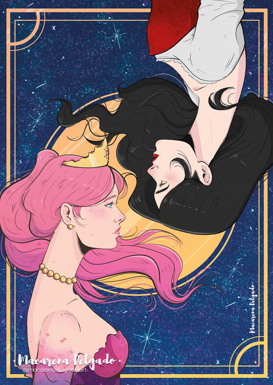 Arte Digital Marce y Chicle