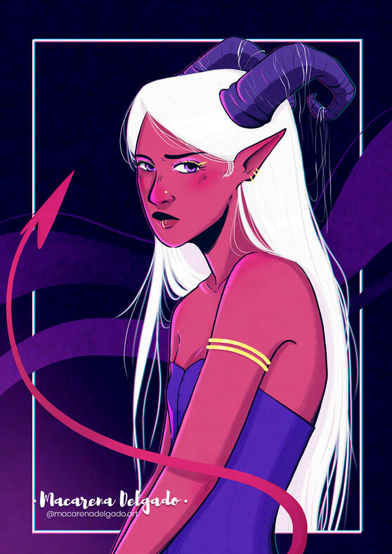 Arte Digital Tiefling